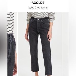 Agolde Lana Crop Denim